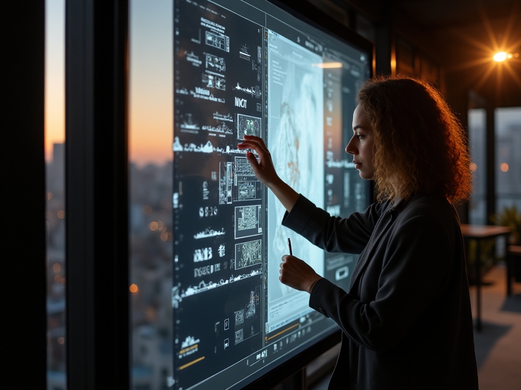 Процесс композиции и пост-обработки AI-изображений